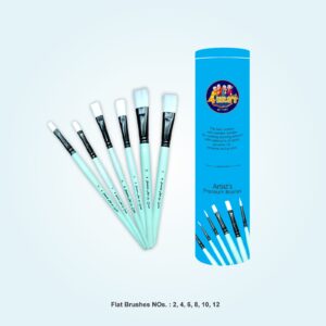 Artist Brush Flat Set of 6 Brush