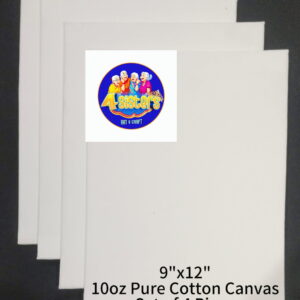 Canvas 9"x12" 10oz (Set of 4 Piece)