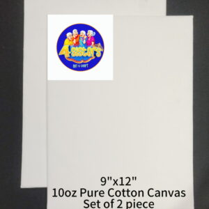 Canvas 9"x12" 10oz (Set of 2 Piece)