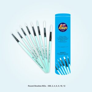 Artist Brush Round Set of 8 Brush