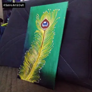 Peacock Feather Painting